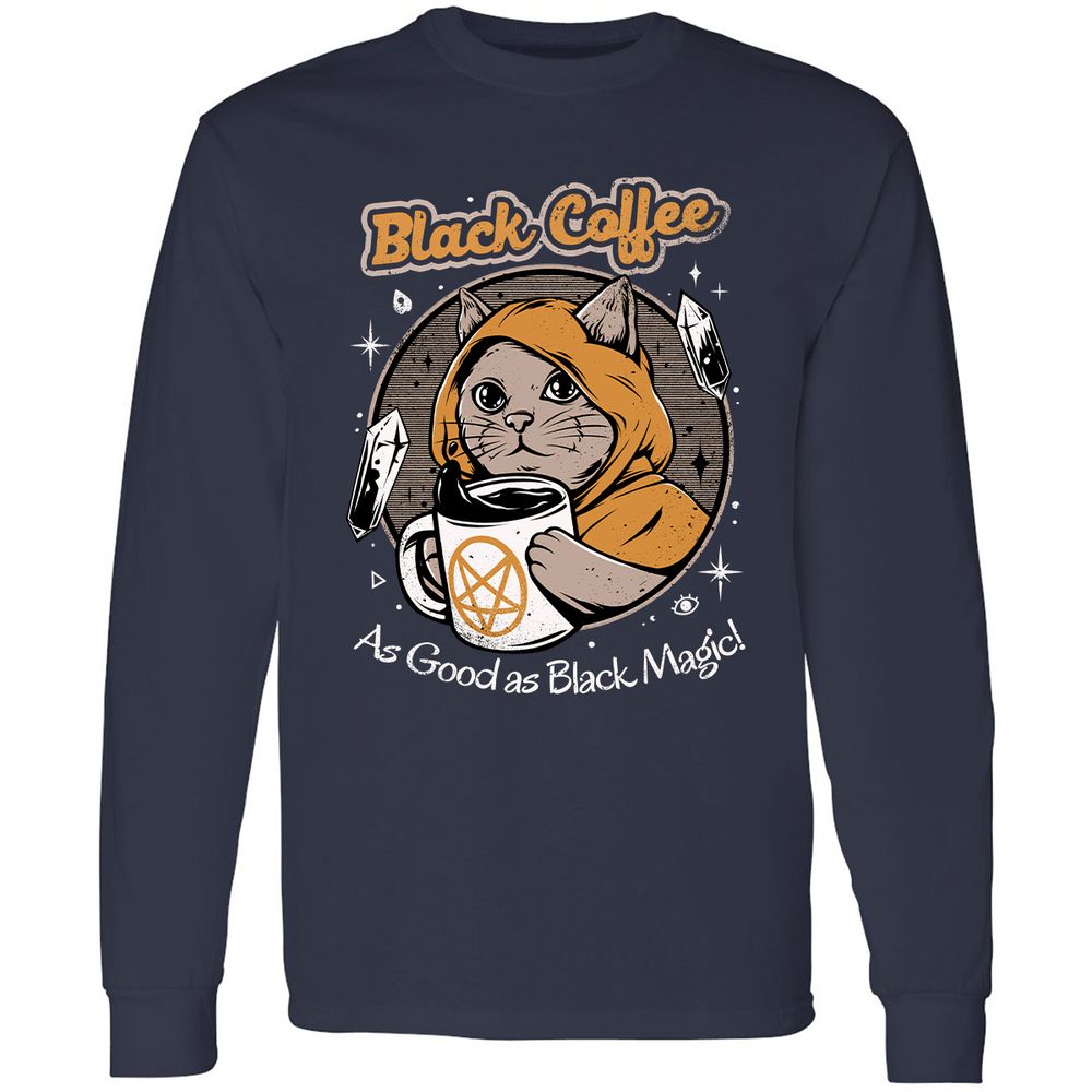 Long Sleeve T-Shirt - FHDZHPJF - Navy - 2