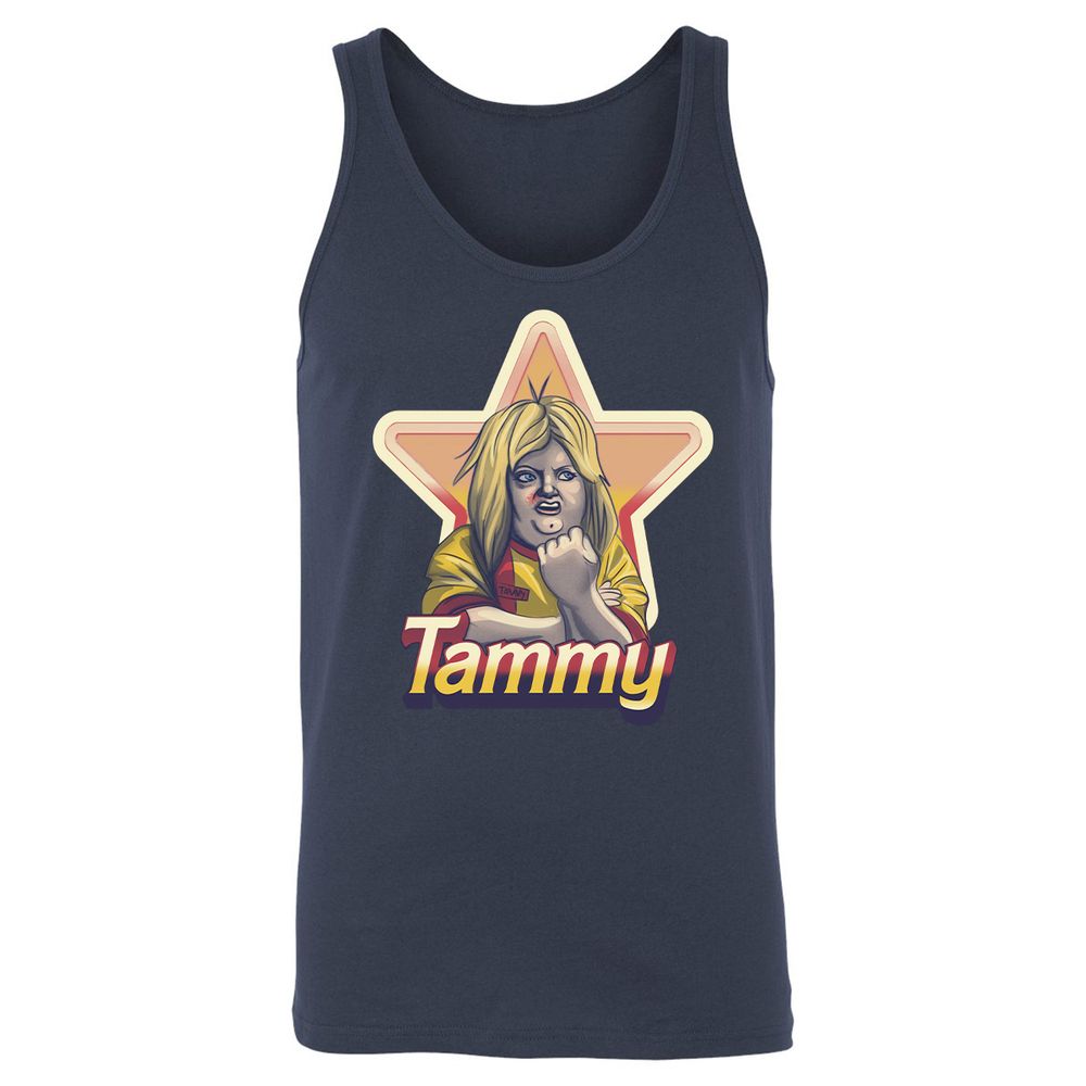 Unisex Jersey Tank - HNQBWWBZ - Navy - 2
