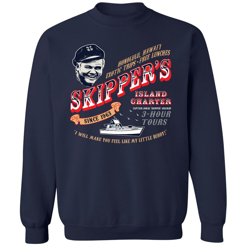 Skipper's Island Charter - Navy - 2