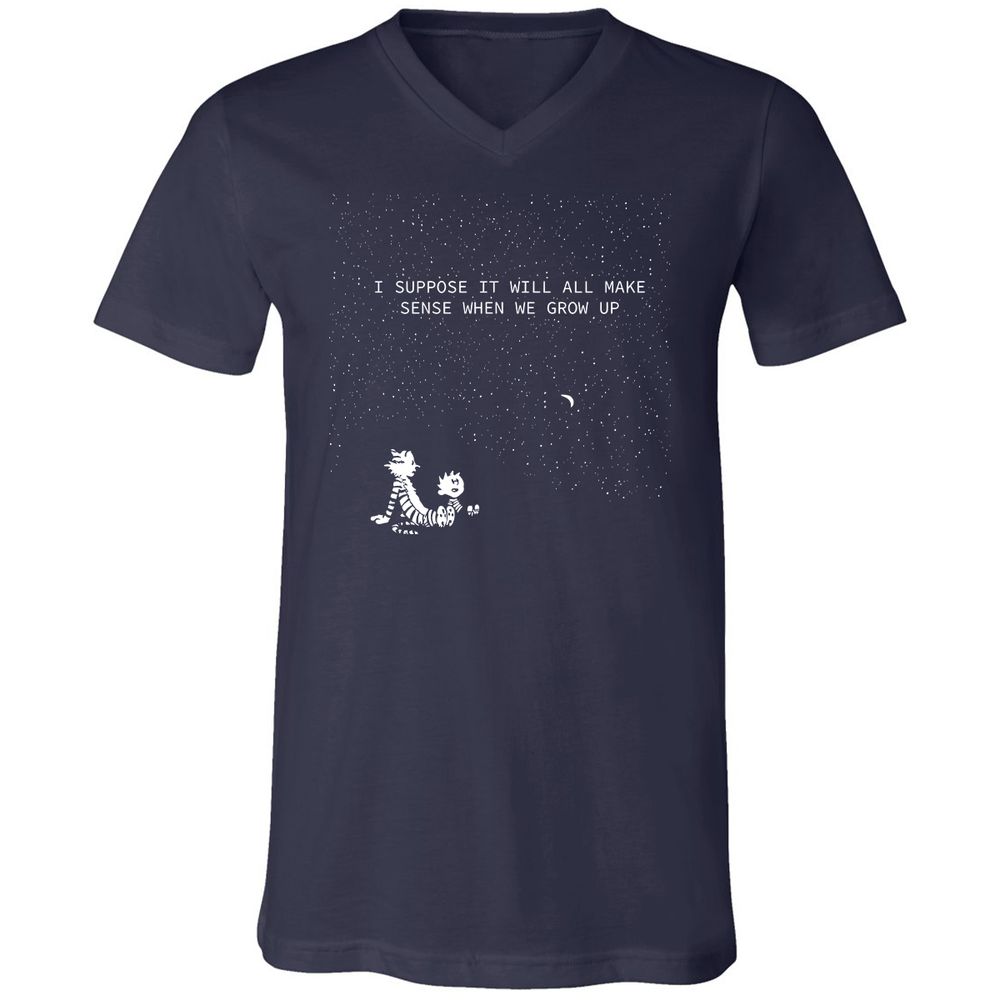Calvin and Hobbes Stars - Navy - 2
