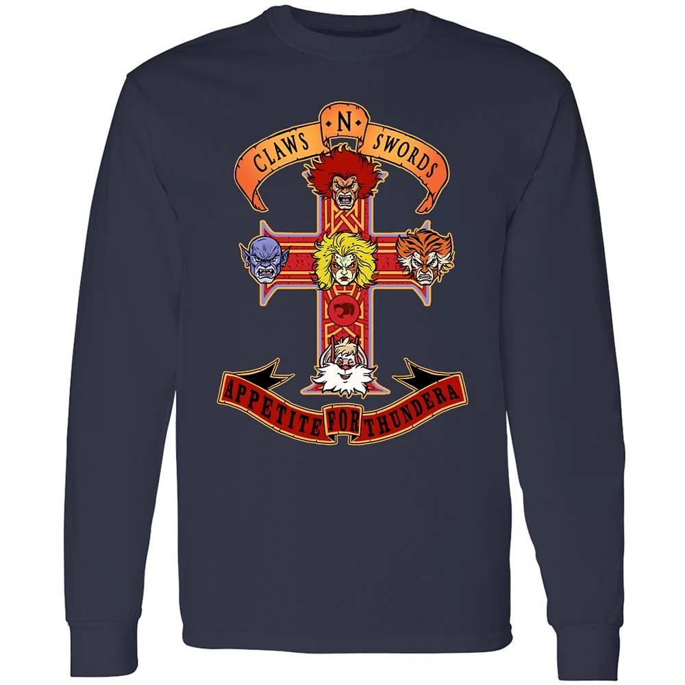 Long Sleeve T-Shirt - HYSDNGJ1 - Navy - 2