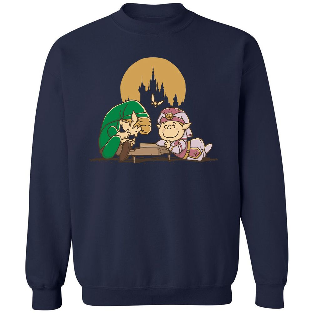 Classic Unisex Sweatshirt - XBLG8L3Y - Navy - 2