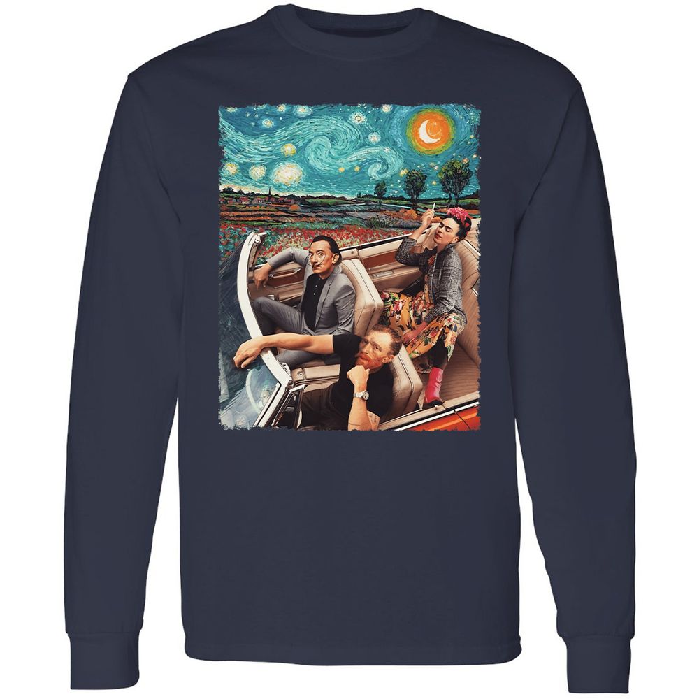 Long Sleeve T-Shirt - XDGHN79N - Navy - 2