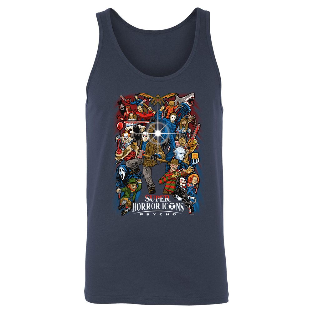 Unisex Jersey Tank - UV439D6L - Navy - 2