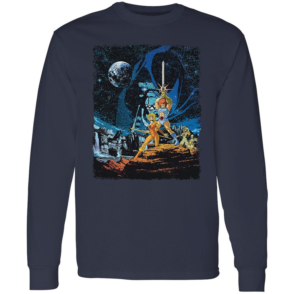 Long Sleeve T-Shirt - R8C8JHJJ - Navy - 2