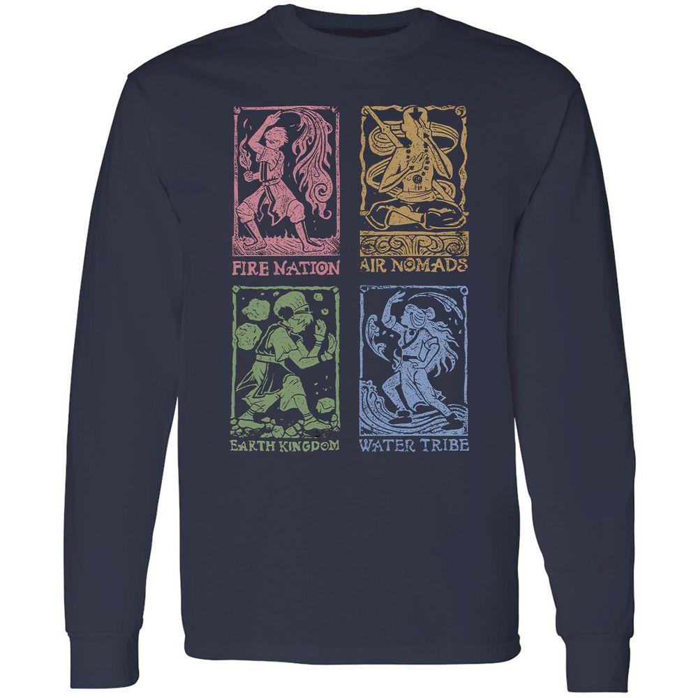 Long Sleeve T-Shirt - C1BBY1W1 - Navy - 2