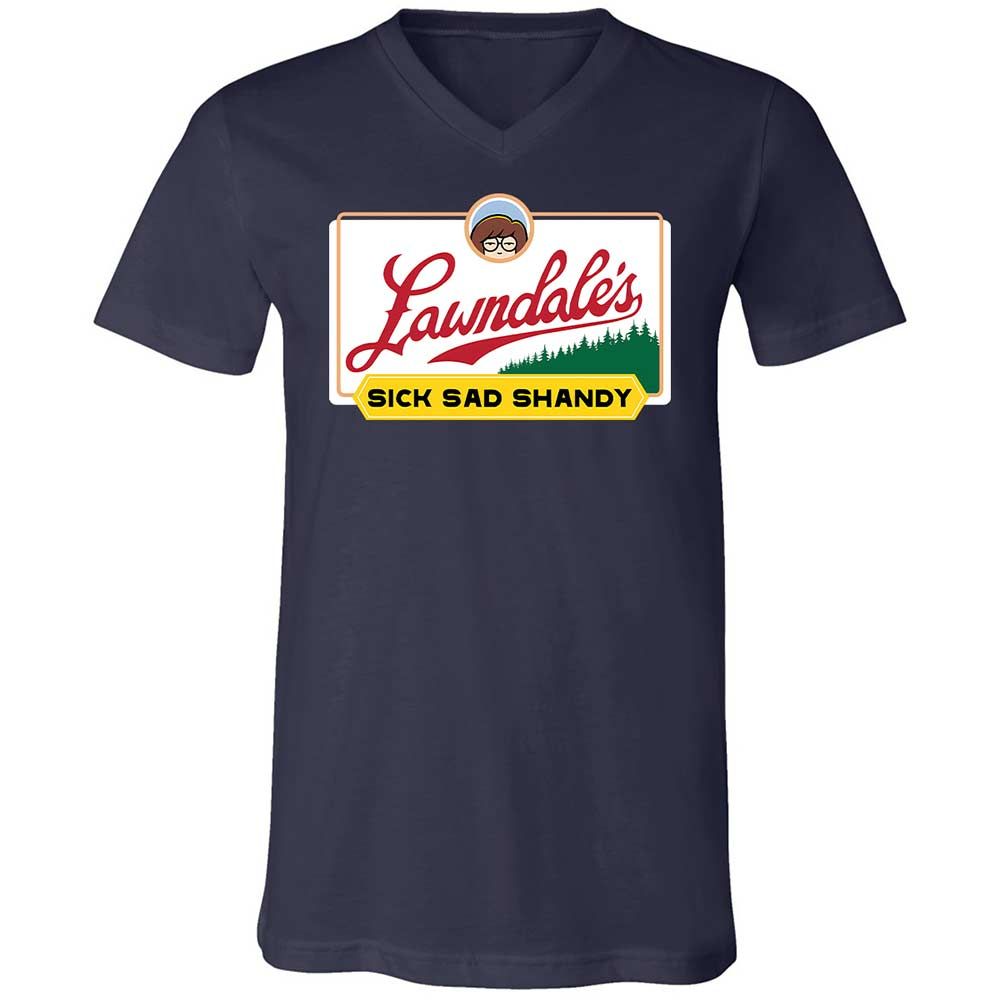 Unisex V-Neck T-Shirt - SRGN21SY - Navy - 2
