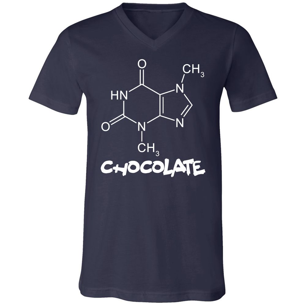 Unisex V-Neck T-Shirt - HFP838JP - Navy - 2