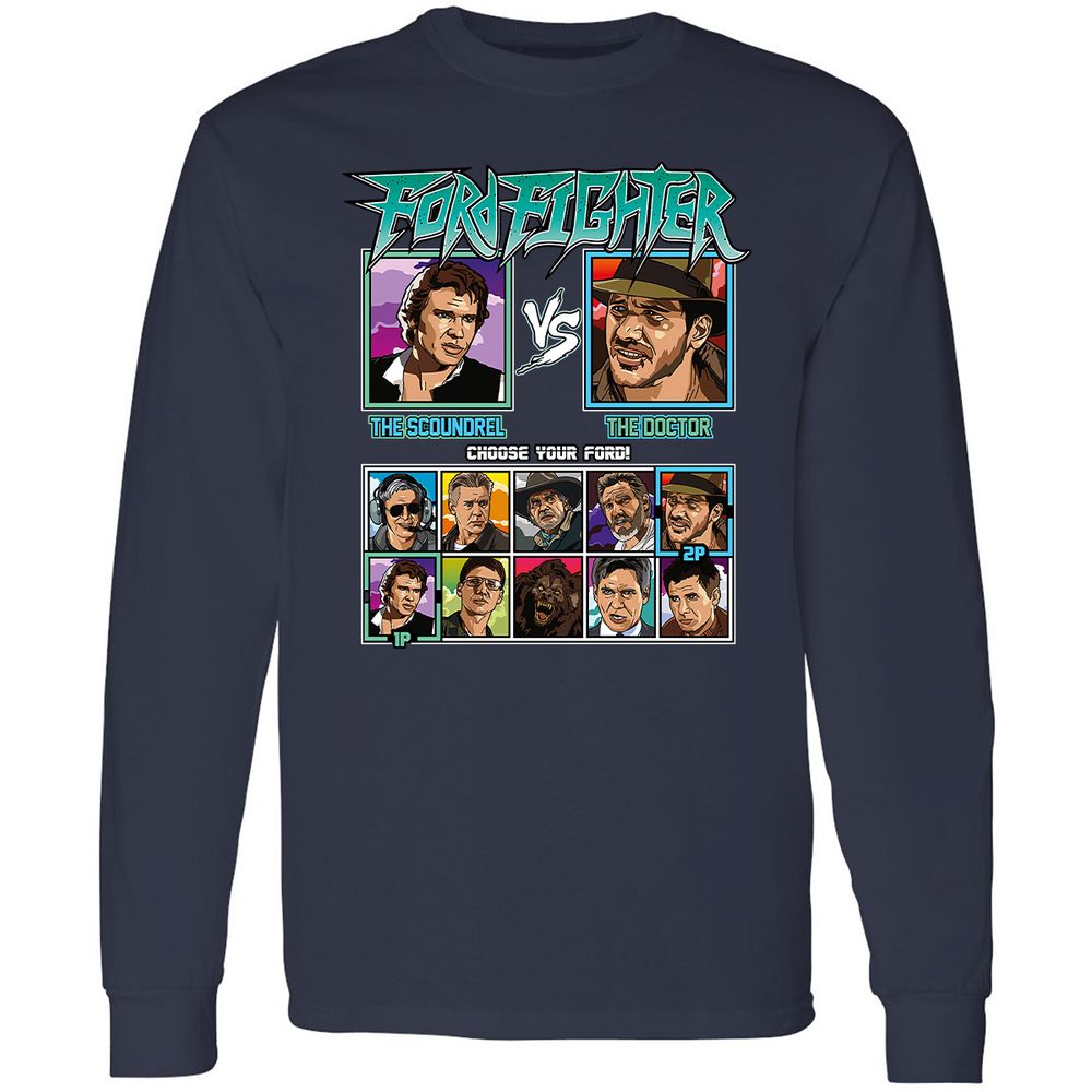 Long Sleeve T-Shirt - 7UCCLLR8 - Navy - 2