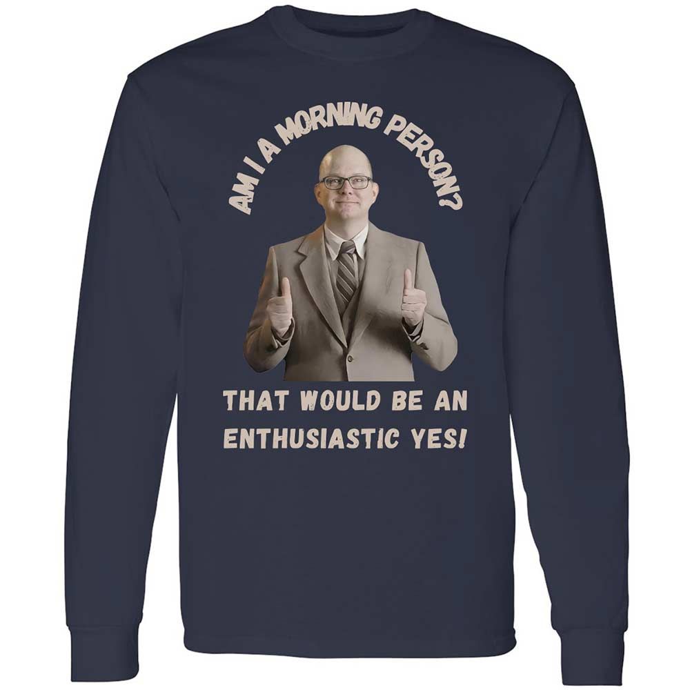 Long Sleeve T-Shirt - UDS66WZZ - Navy - 2
