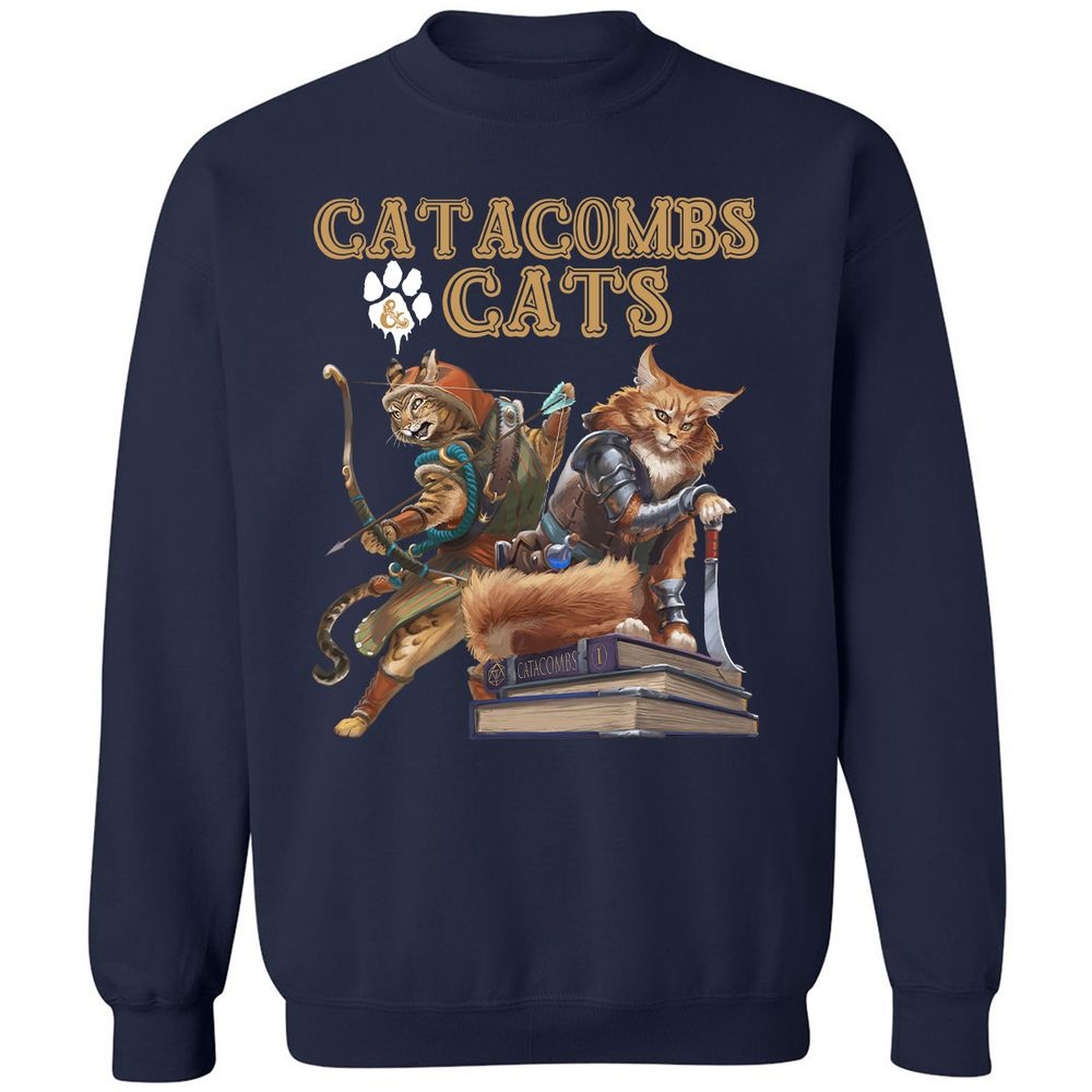 Classic Unisex Sweatshirt - HJKX4U7B - Navy - 2