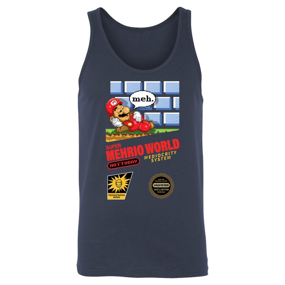 Unisex Jersey Tank - HPWHATG9 - Navy - 2