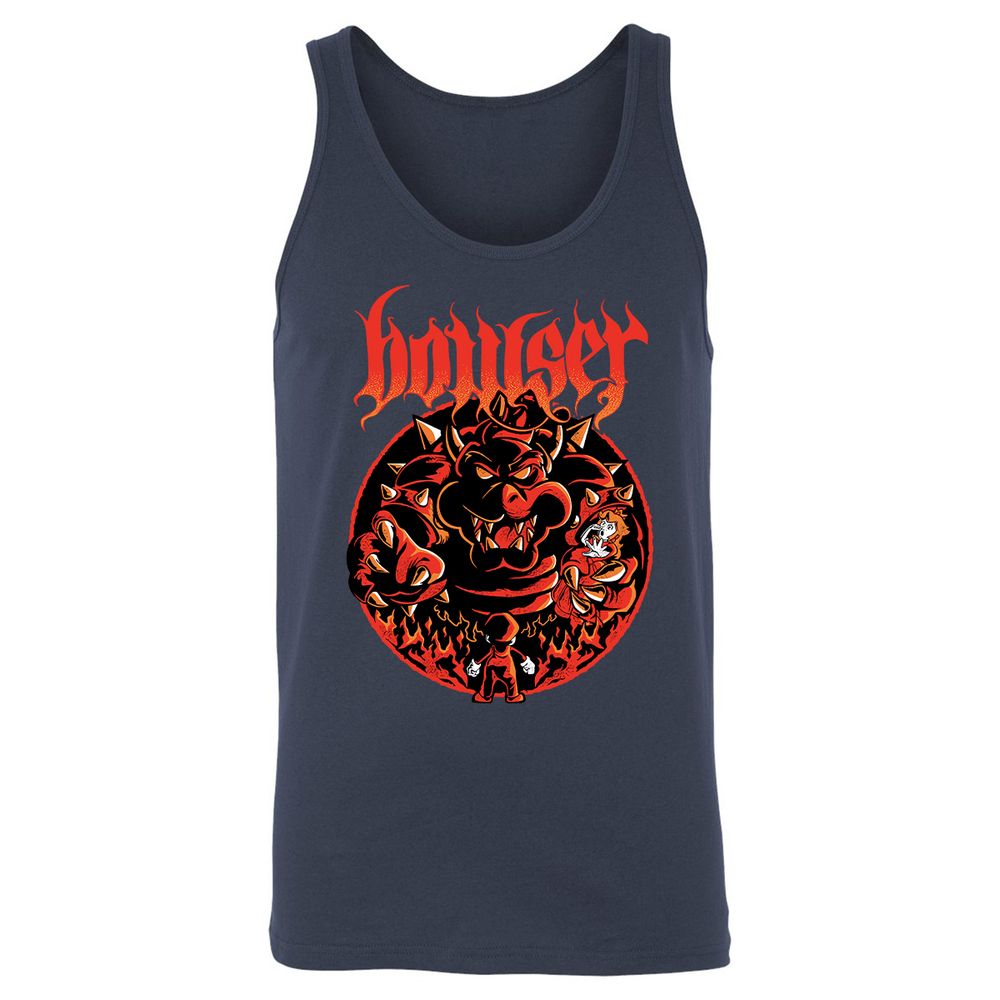 Unisex Jersey Tank - Y8ZN6EX2 - Navy - 2