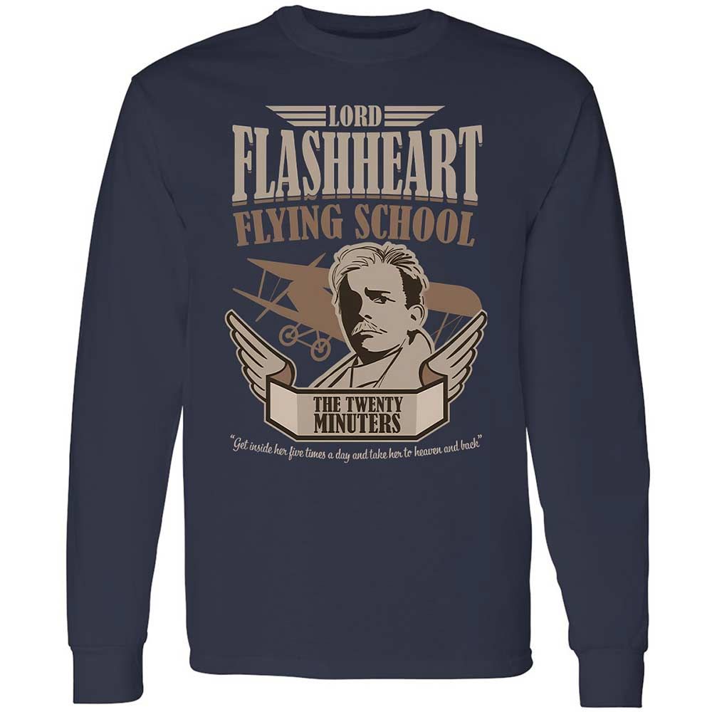 Long Sleeve T-Shirt - 5MQZJCTF - Navy - 2
