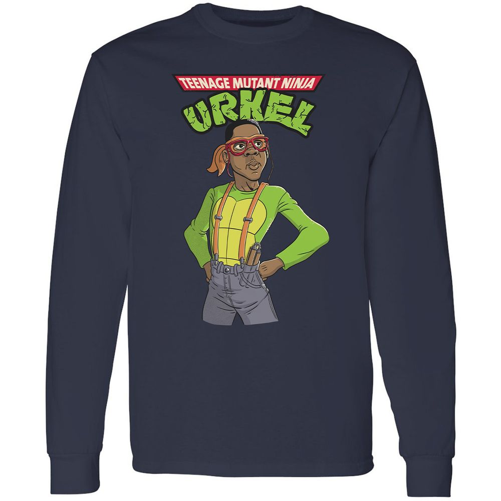 Long Sleeve T-Shirt - YV6CBPMZ - Navy - 2