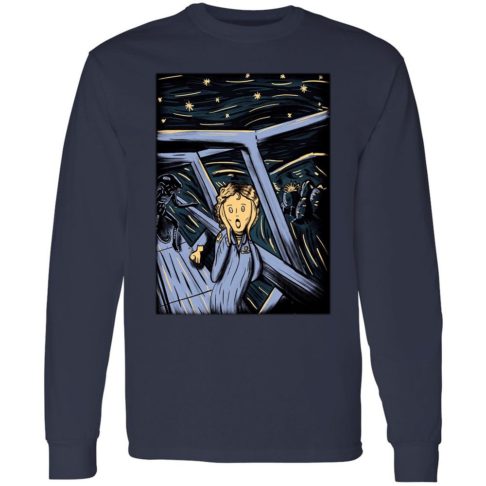 Long Sleeve T-Shirt - XPWA39ZW - Navy - 2