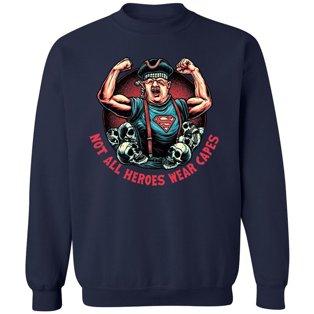 Classic Unisex Sweatshirt - MKJHWZ6K - Navy - 2