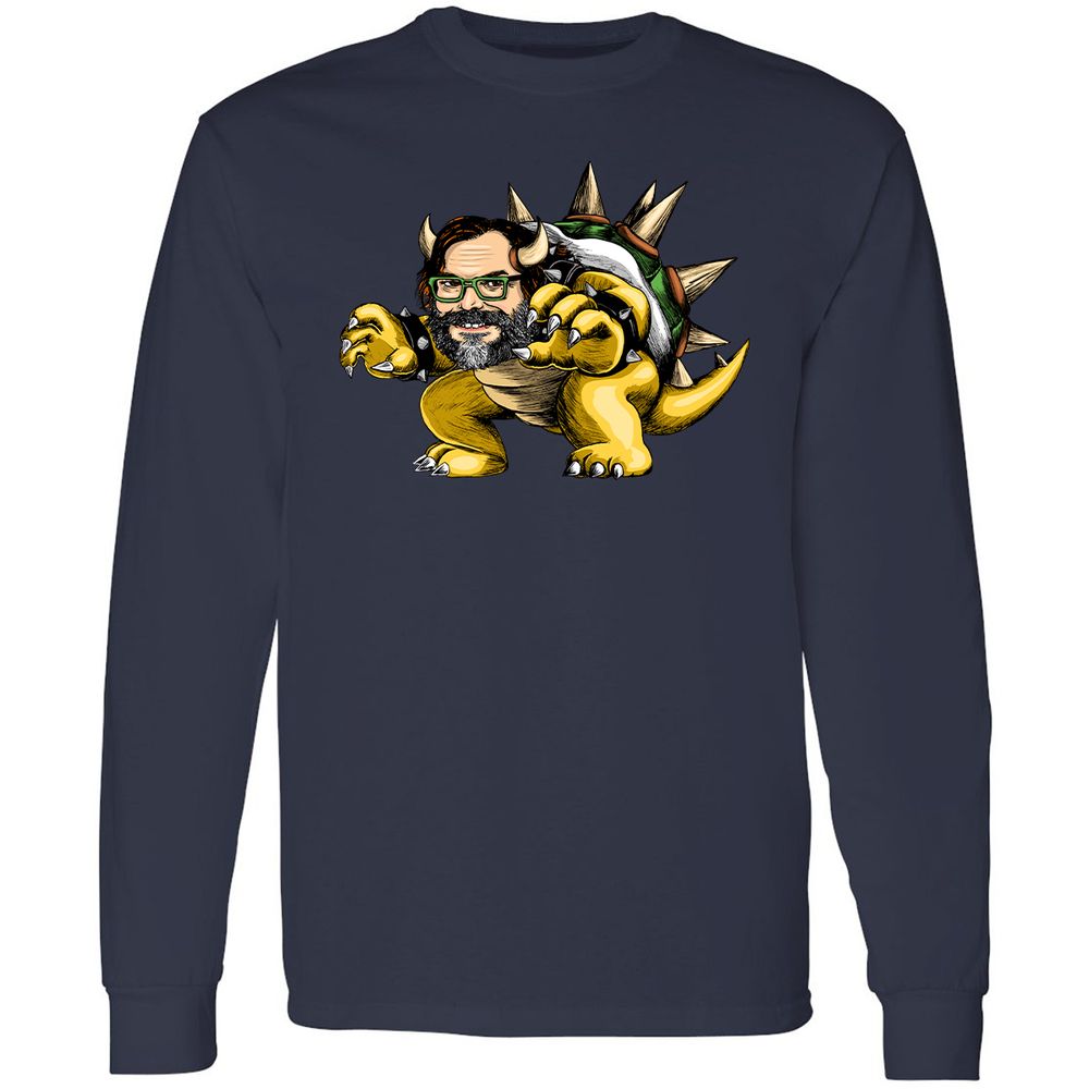 Long Sleeve T-Shirt - P1LYX4S2 - Navy - 2