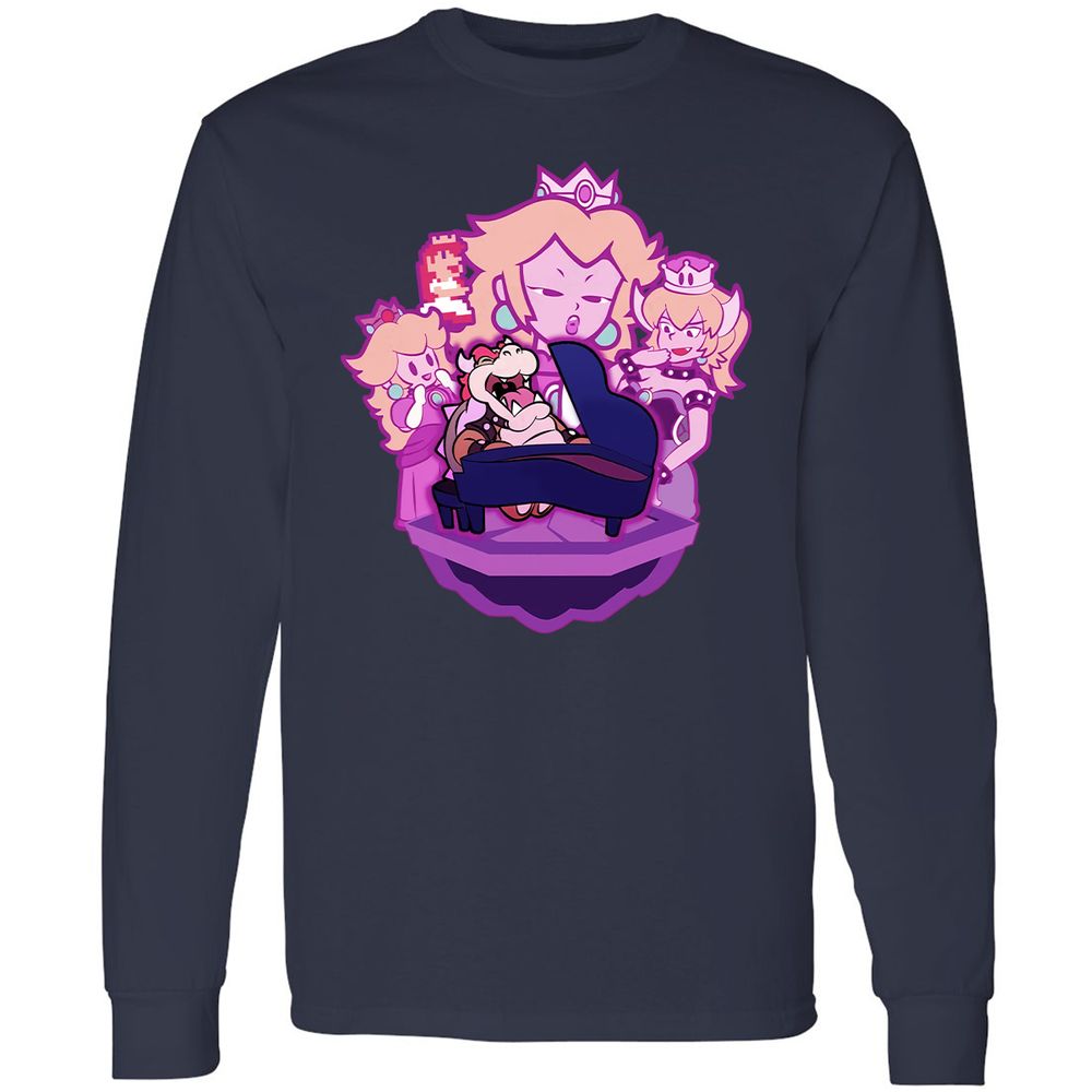 Long Sleeve T-Shirt - 7TN4J4SQ - Navy - 2
