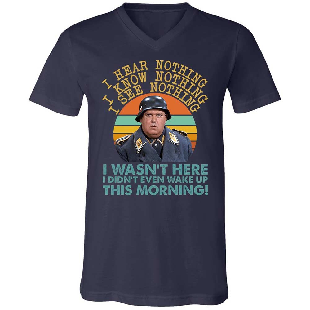 Unisex V-Neck T-Shirt - UUZAHDMJ - Navy - 2