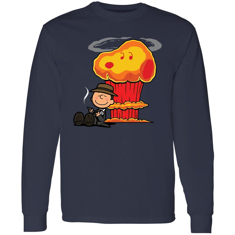 Long Sleeve T-Shirt - 3CUQQ5U8 - Navy - 2