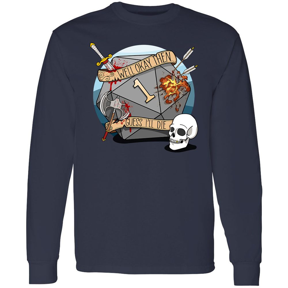 Long Sleeve T-Shirt - Q38URSL3 - Navy - 2