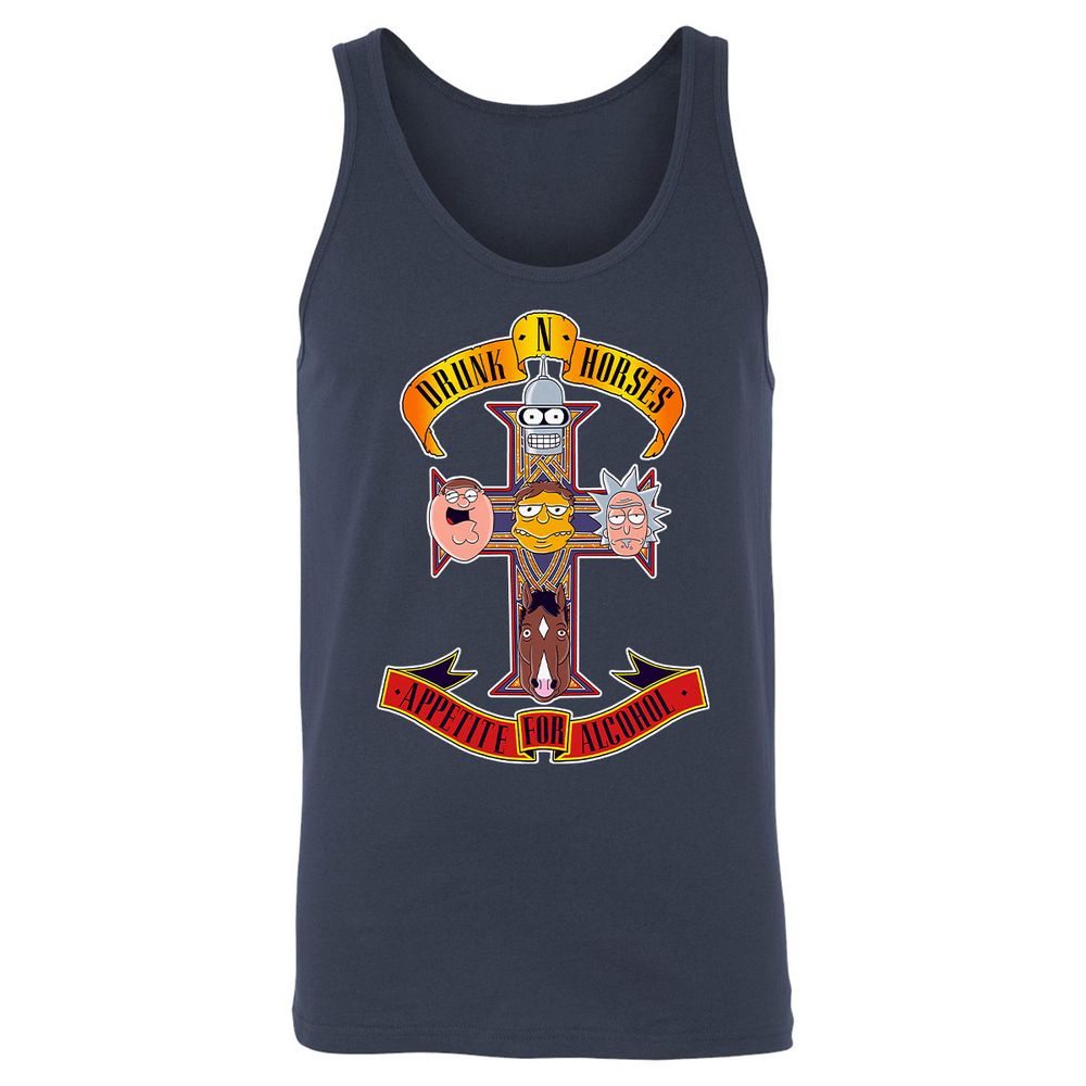 Unisex Jersey Tank - 3A3B1Z2U - Navy - 2