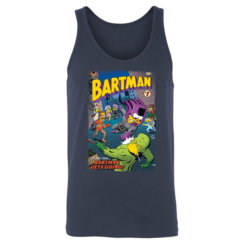 Unisex Jersey Tank - 5AT74CNE - Navy - 2