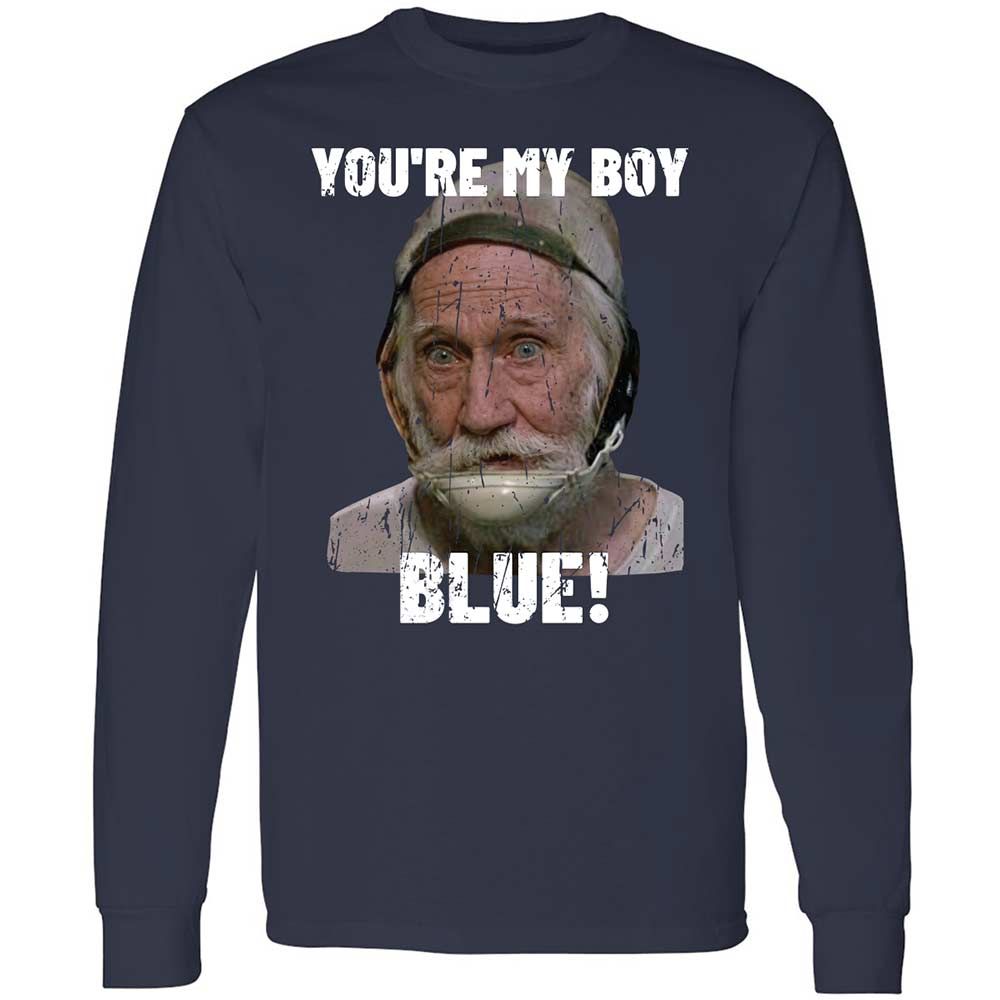 Long Sleeve T-Shirt - FSY4FTU4 - Navy - 2