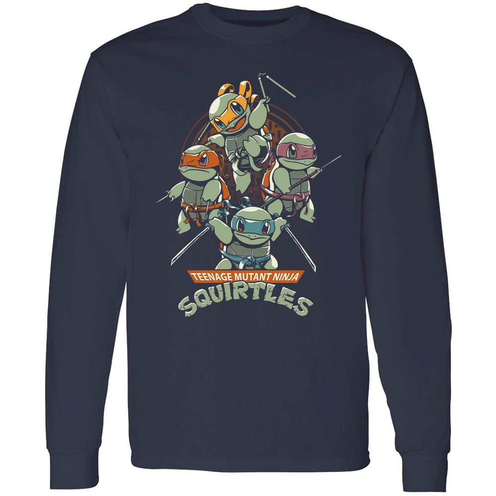 Long Sleeve T-Shirt - CTC92UPQ - Navy - 2