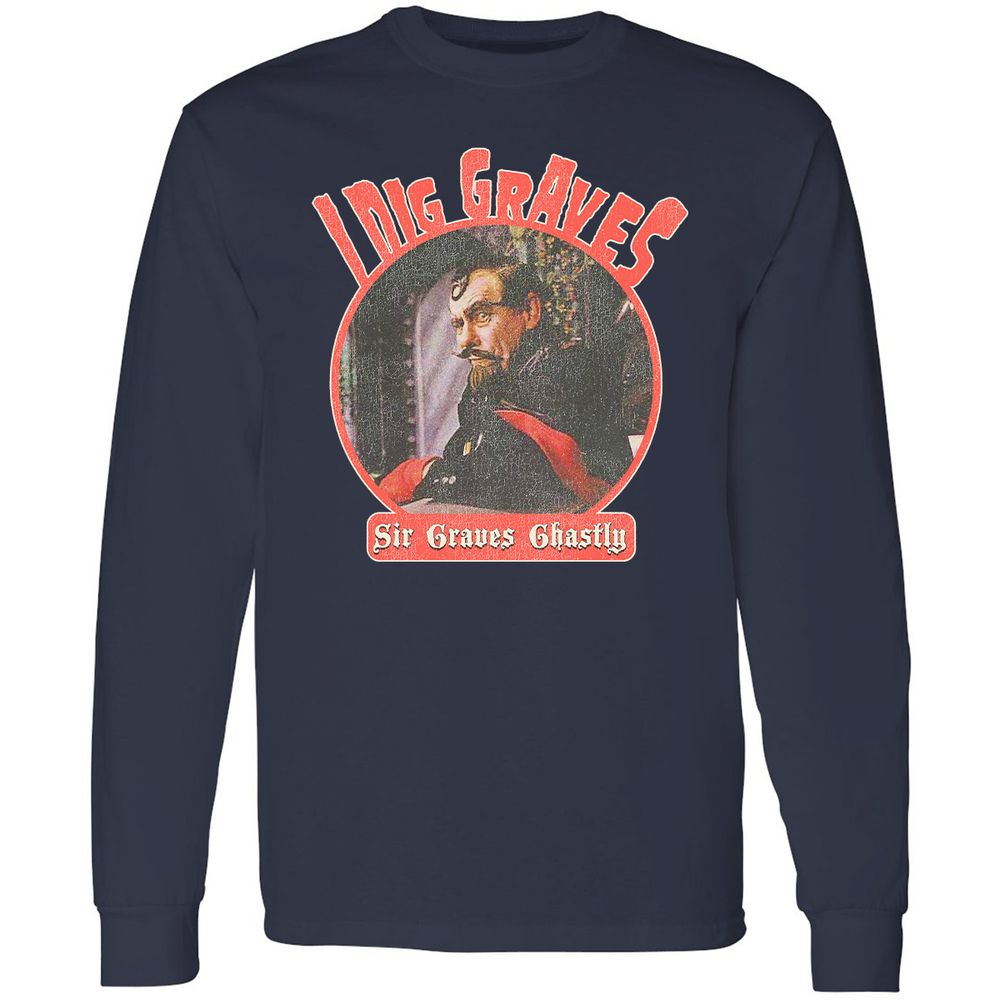 Long Sleeve T-Shirt - HJX9KPJW - Navy - 2