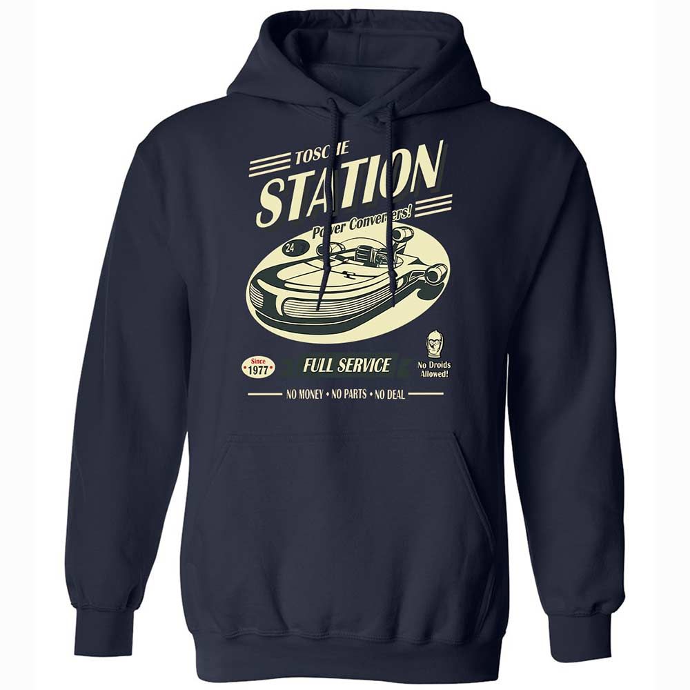 Classic Unisex Hoodie - ZXWQNL61 - Navy - 2