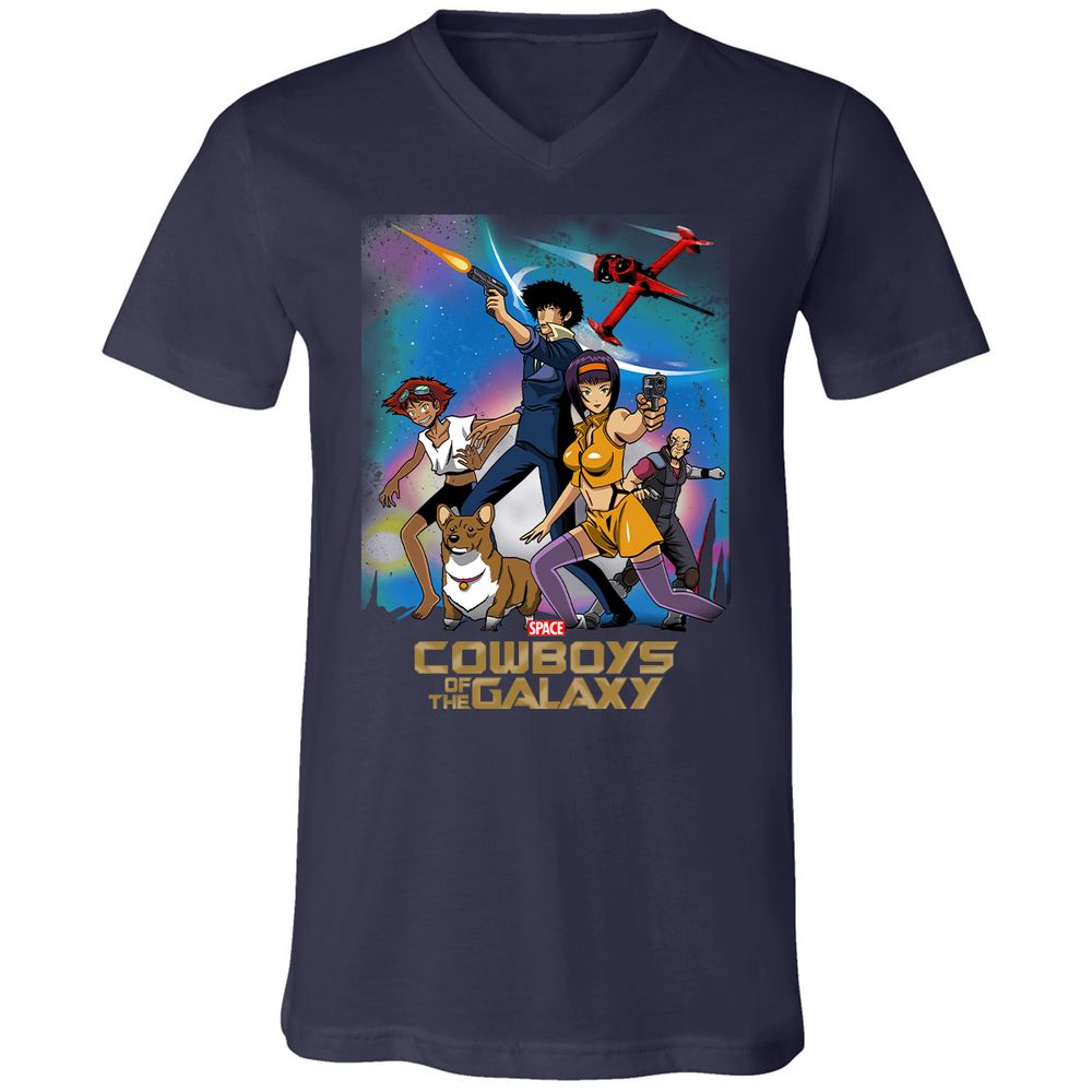 Unisex V-Neck T-Shirt - X413A22L - Navy - 2