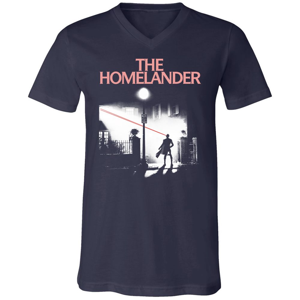 Unisex V-Neck T-Shirt - DDU3LFH3 - Navy - 2