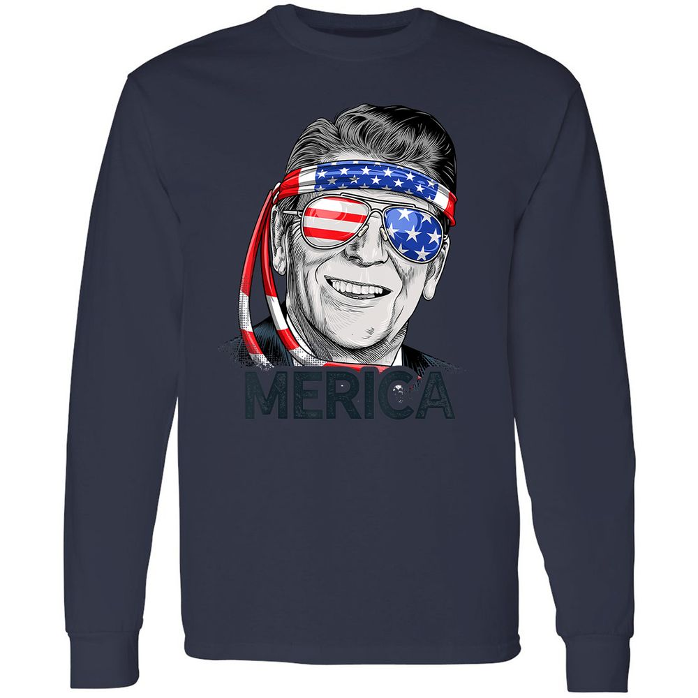 Long Sleeve T-Shirt - JRVTZD3V - Navy - 2