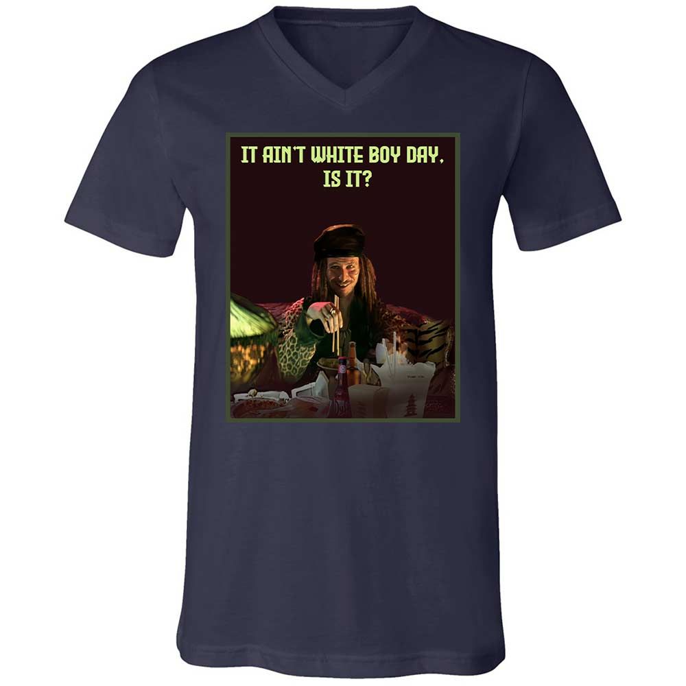 Unisex V-Neck T-Shirt - CJW72A76 - Navy - 2