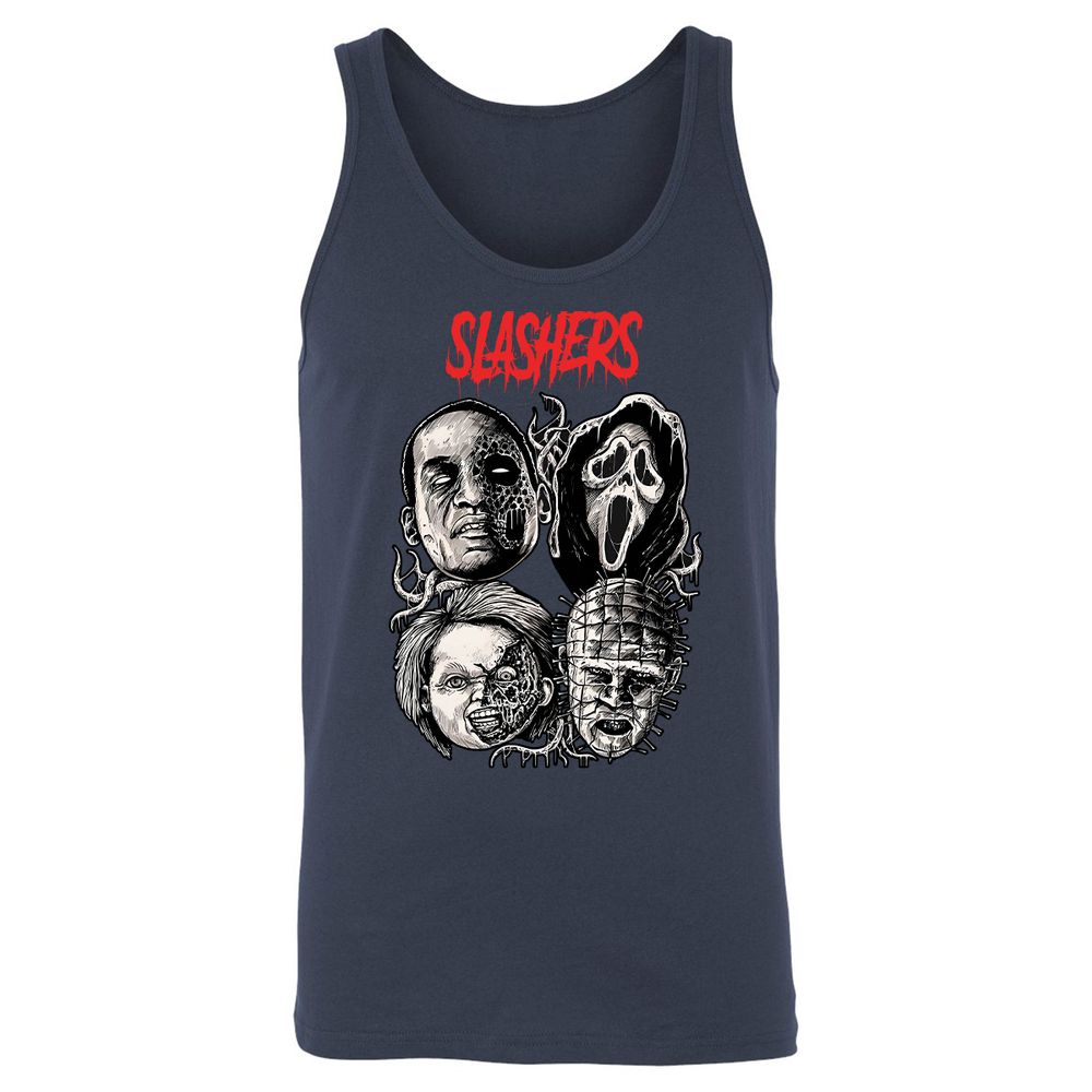 Unisex Jersey Tank - 1CDK2WZU - Navy - 2