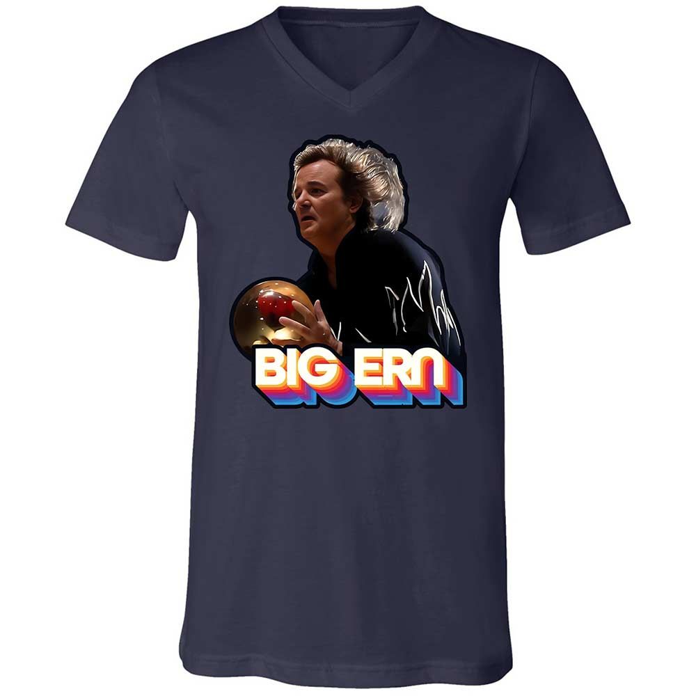 Unisex V-Neck T-Shirt - NHWVLMKD - Navy - 2