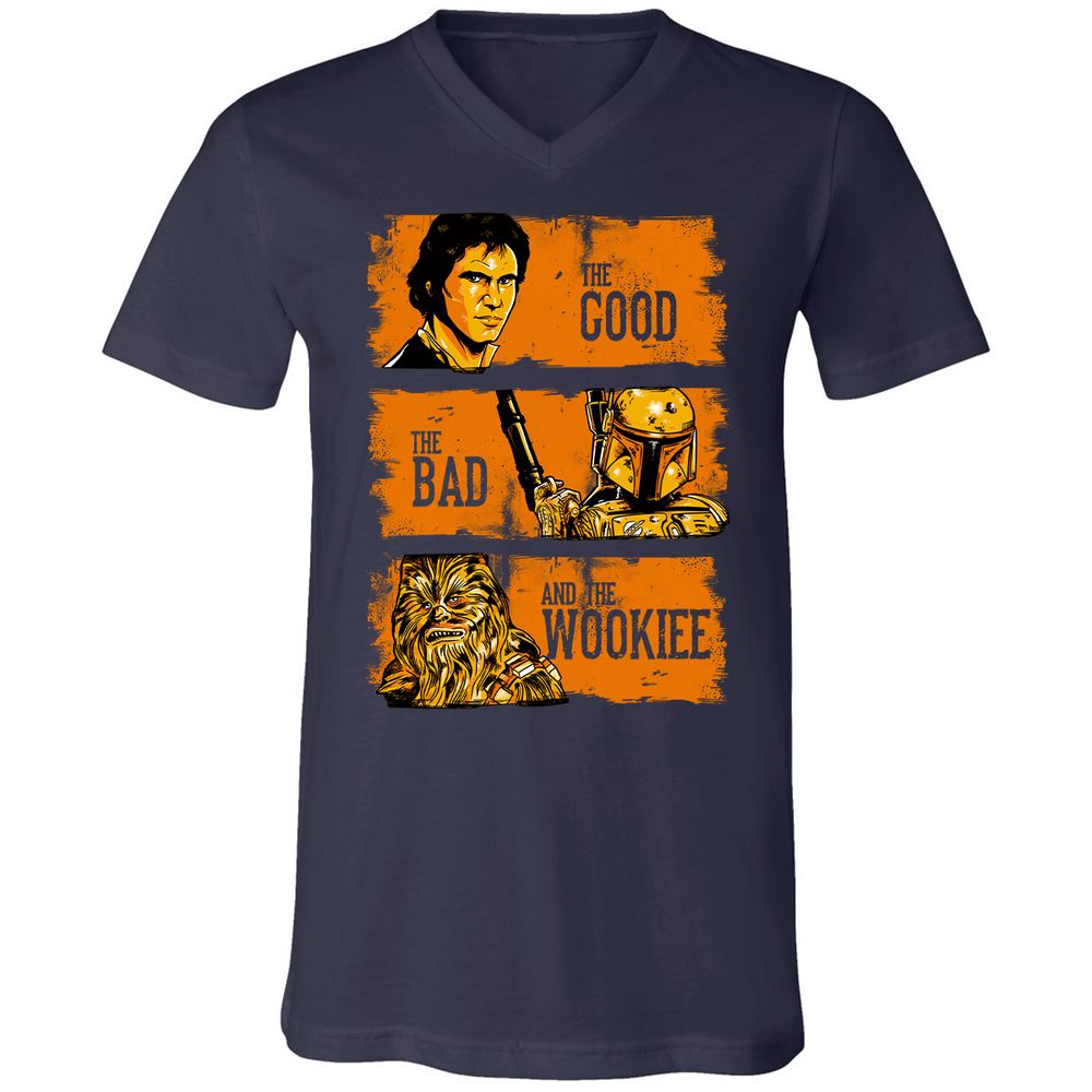 Unisex V-Neck T-Shirt - MR1DTZ7B - Navy - 2