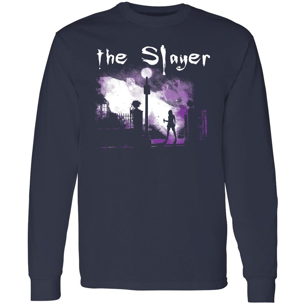 Long Sleeve T-Shirt - 75FSY3KQ - Navy - 2