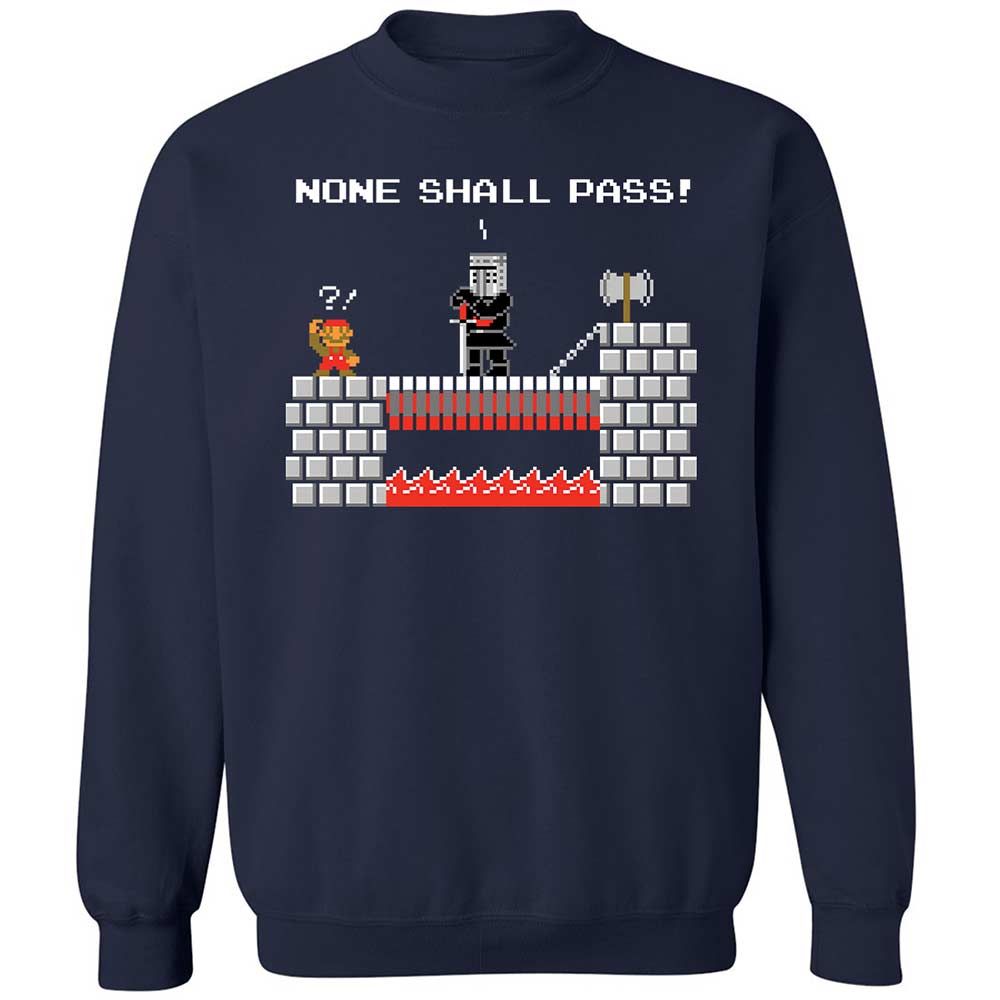 No Plumbers Shall Pass - Navy - 2