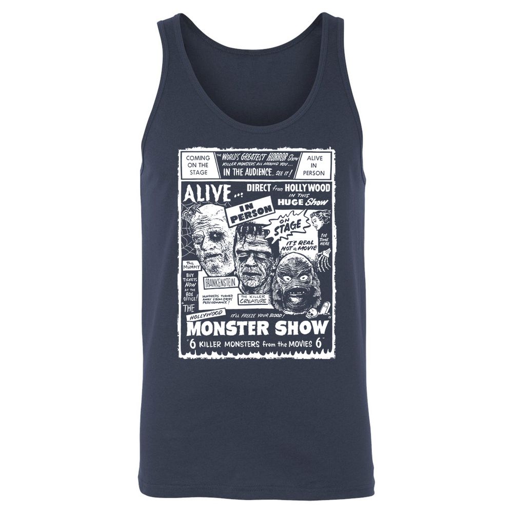 Unisex Jersey Tank - 5X2UL63Q - Navy - 2
