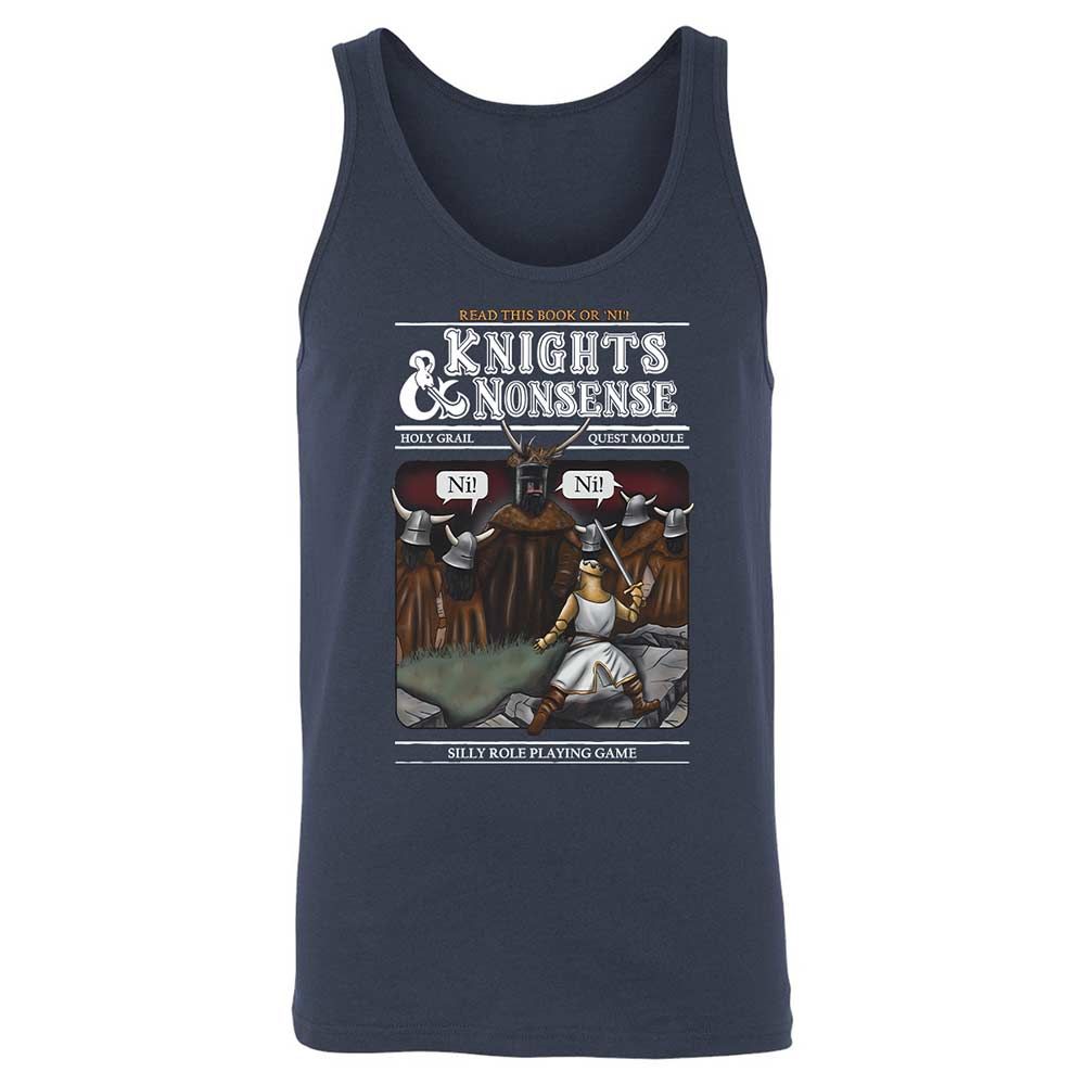 Unisex Jersey Tank - 8HRZCT6Y - Navy - 2