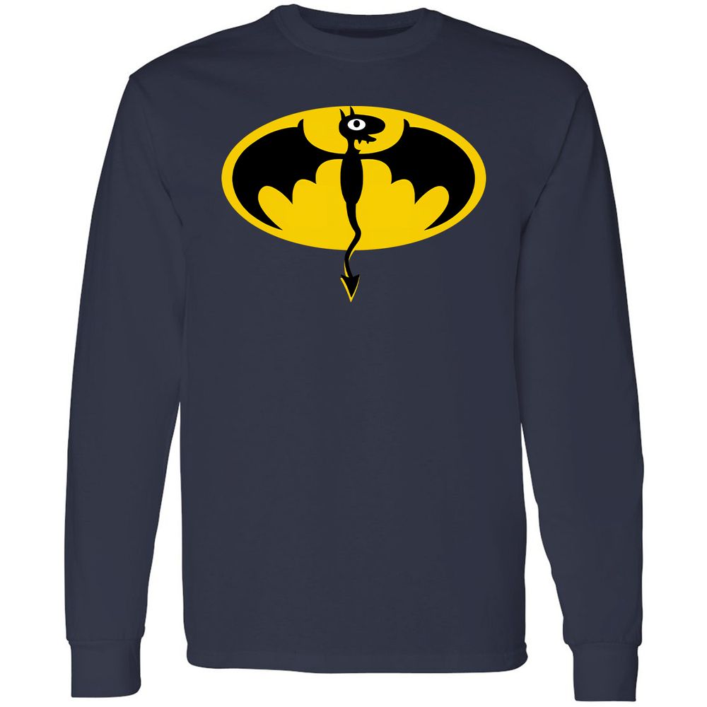 Long Sleeve T-Shirt - U9F4CDBQ - Navy - 2
