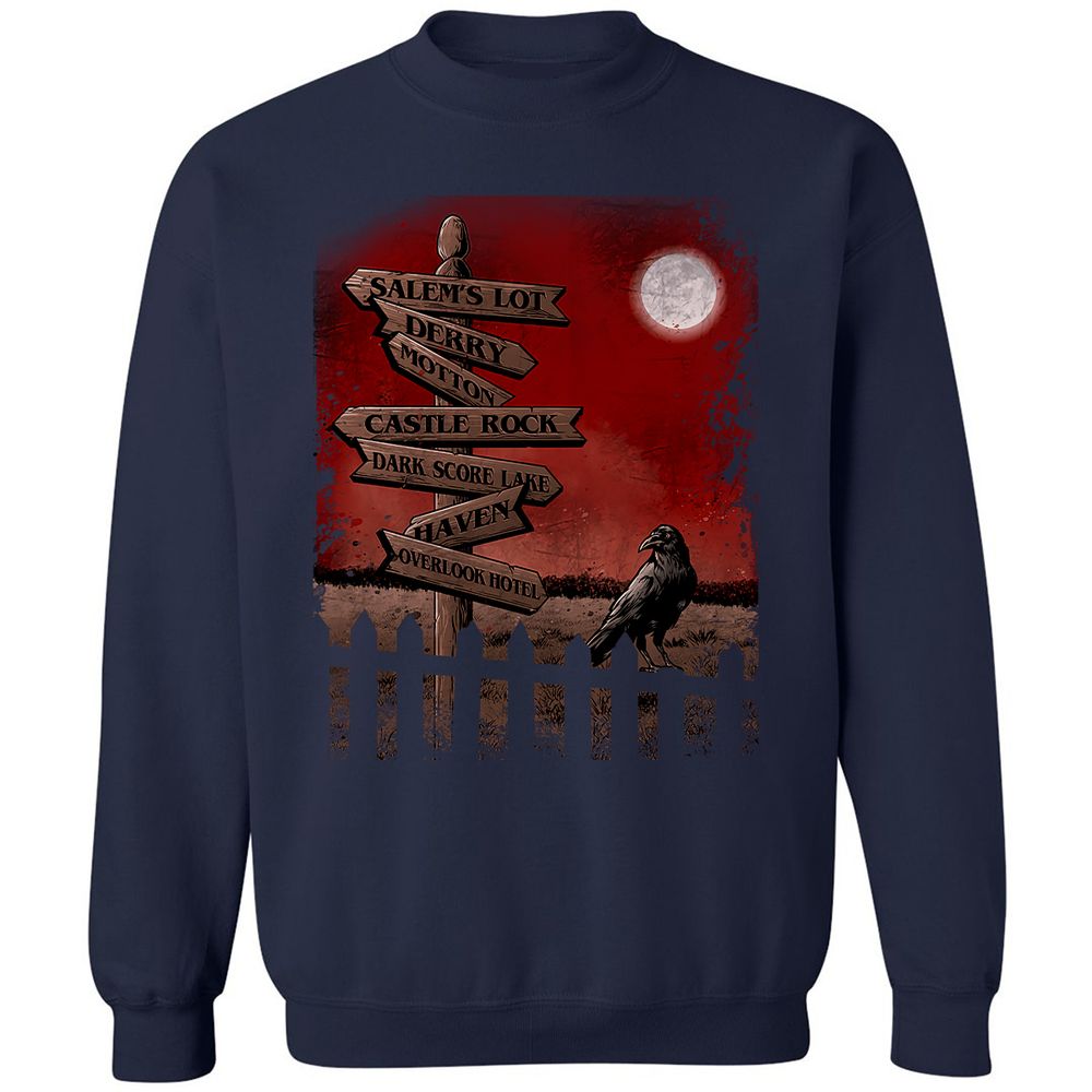 Classic Unisex Sweatshirt - LUCBE6B3 - Navy - 2