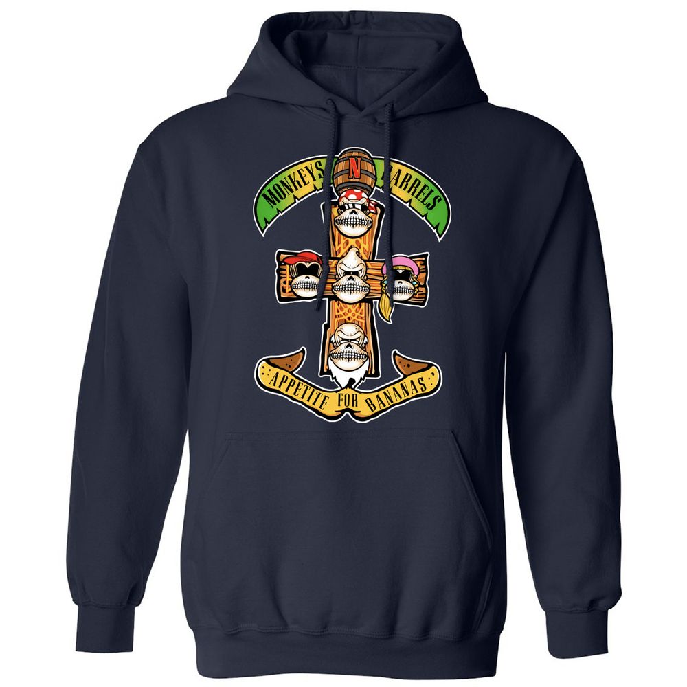 Classic Unisex Hoodie - NGX4TD6Q - Navy - 2