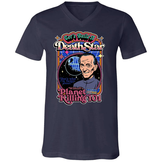 Unisex V-Neck T-Shirt - J1694VJK - Navy - 2