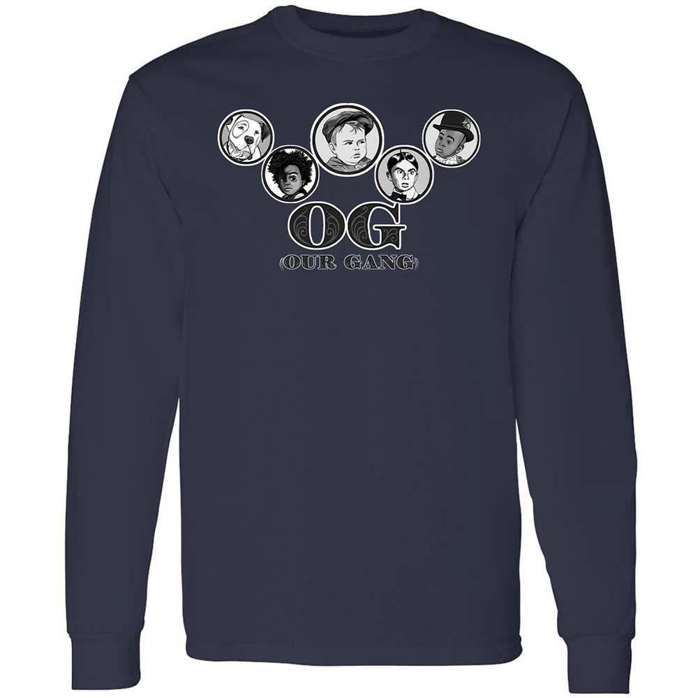 Long Sleeve T-Shirt - GJD3BQGJ - Navy - 2