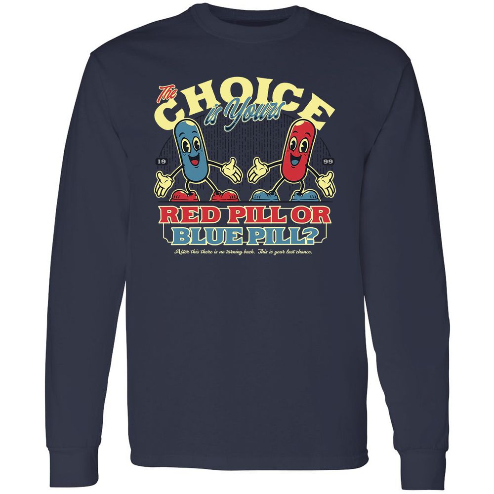Long Sleeve T-Shirt - 1L7QJMW6 - Navy - 2