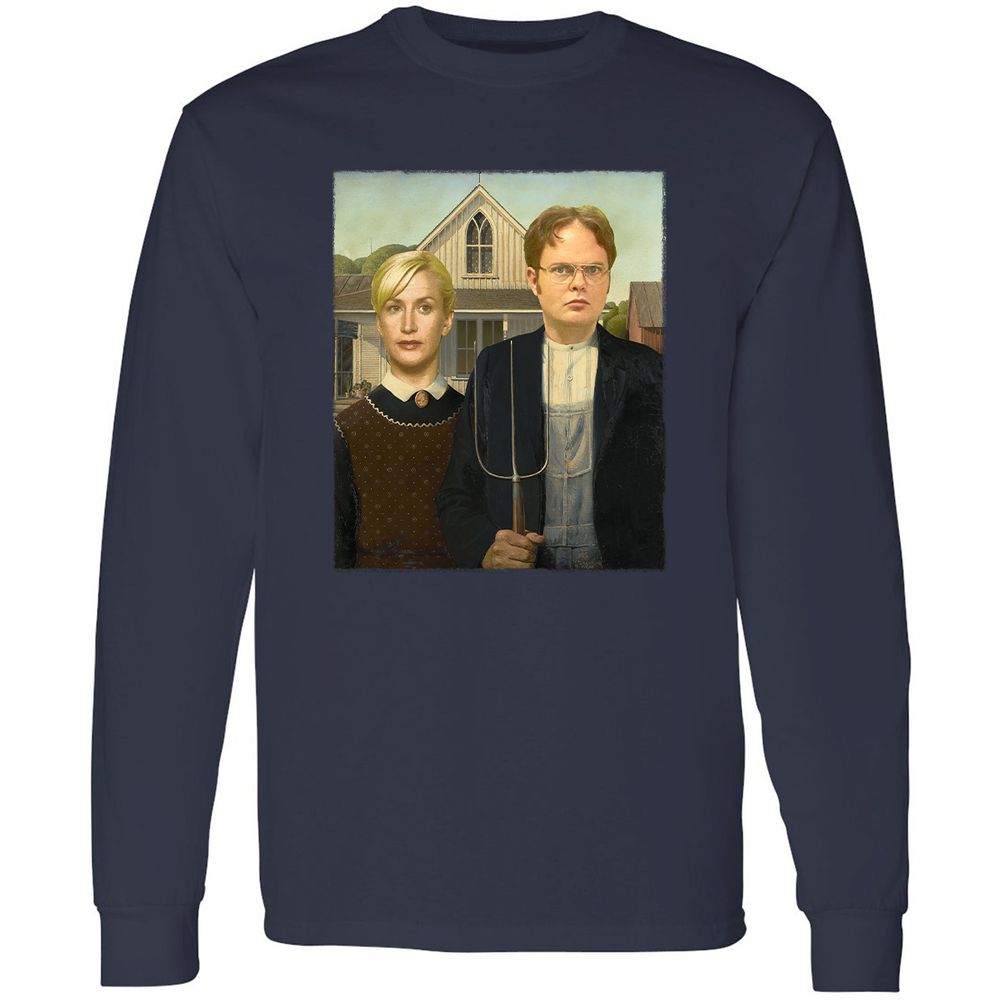 Long Sleeve T-Shirt - JJDY3QPW - Navy - 2